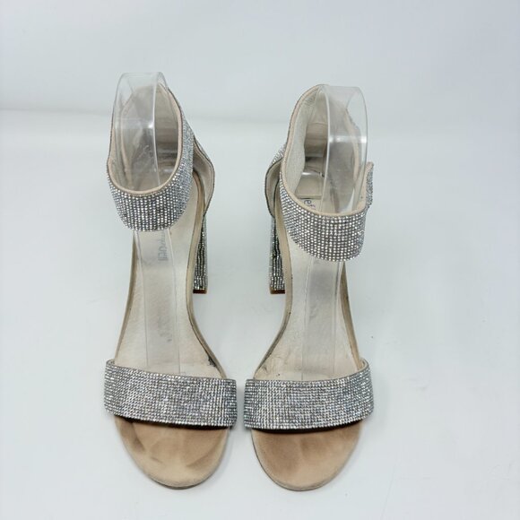 Jeffrey Campbell Lindsay Crystal Rhinestone Sparkle And Shine Heels Size 6.5 - Picture 8 of 12